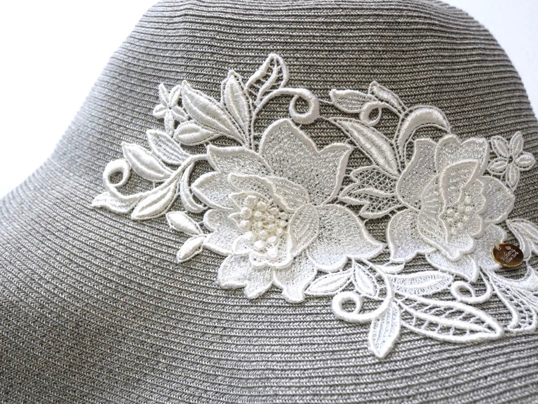 Athena New York アシーナニューヨークフラワー刺繍ハット帽子