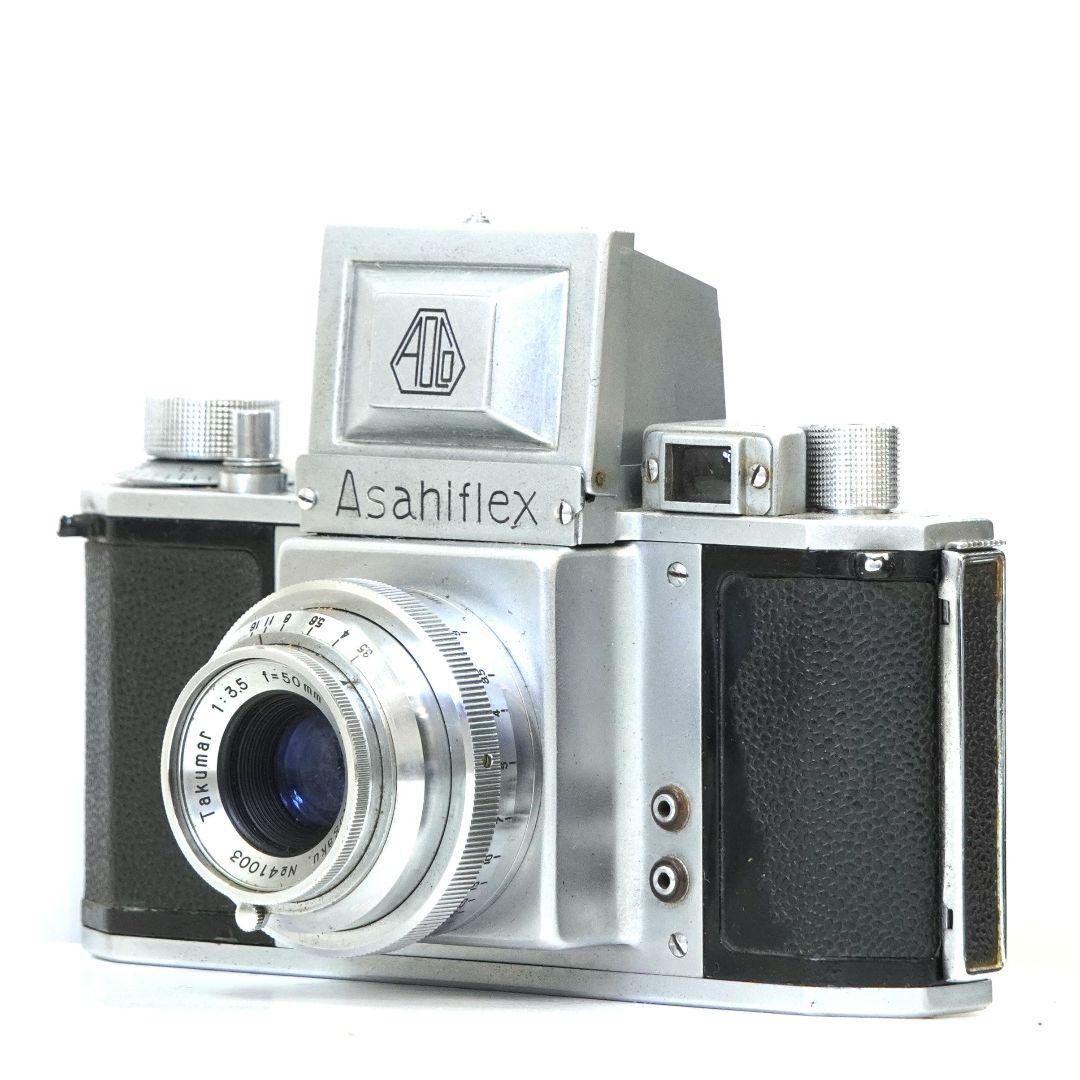 動作品◎ペンタックス Asahiflex 50mm f3.5 フィルムカメラ