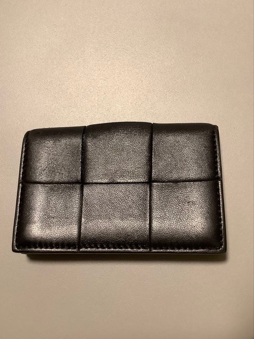 BOTTEGA VENETA ブラック名刺入れ　ボッテガ