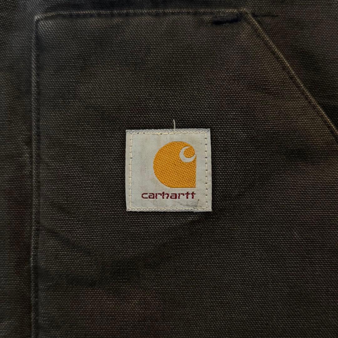 カーハート Carhartt ジップ アップ 裏地 キルティング ベスト 90s