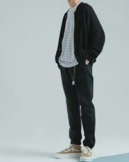 【新品】15400円 アダムエロペ 別注 グラミチ NNパンツ L 黒 現行品