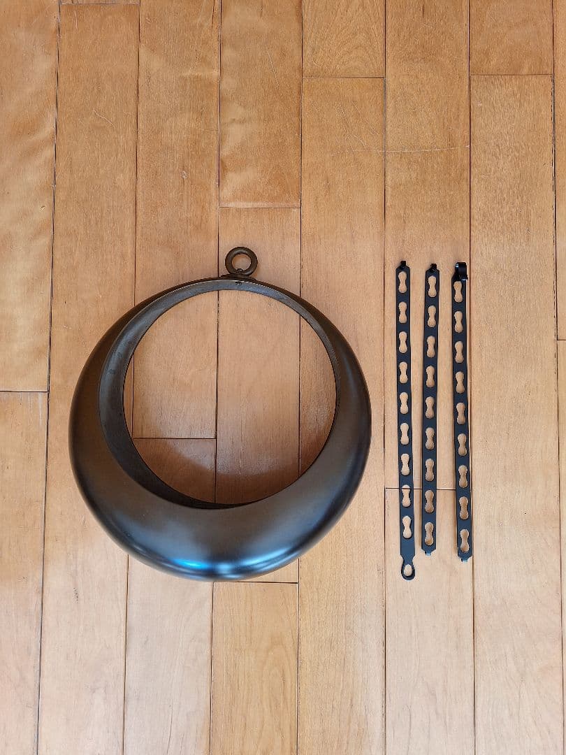 銅製花器　月　池坊