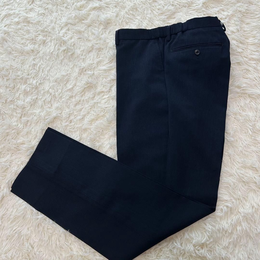 3ピース AB6 SUIT SELECT セットアップスーツ ネイビー