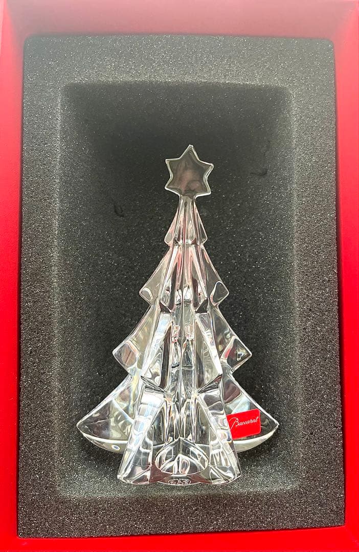【値下げ中】Baccarat クリスタルツリー　箱付き〈美品〉