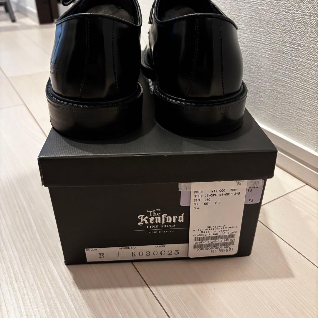 靴 The kenford fineshoes plan toe