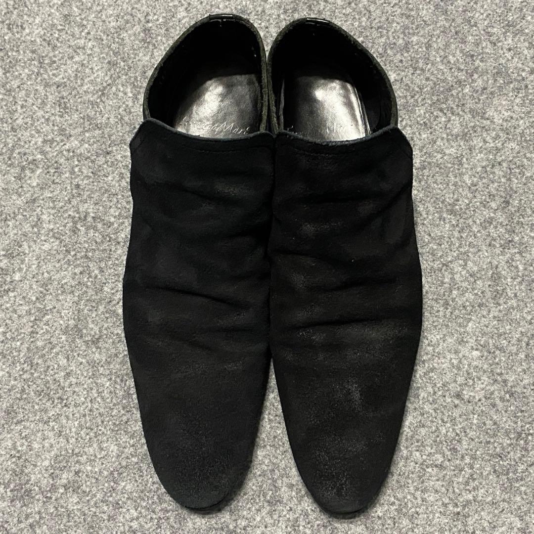 TORNADO MART コーティング加工 レザー ヒール シューズ ミュール