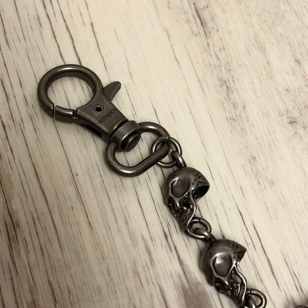 ★希少★ VETEMENTS 19ss オーバーサイズスカル ウォレットチェーン