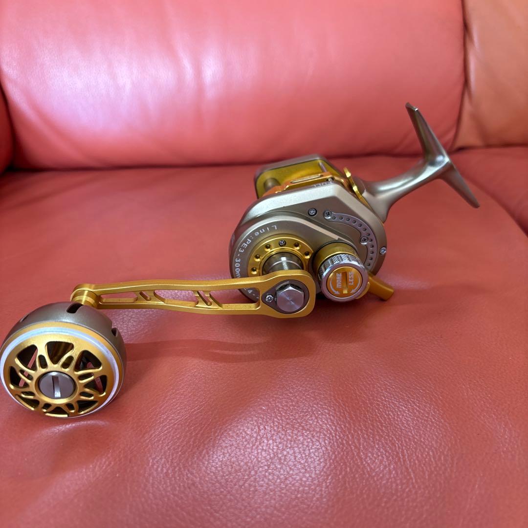 ninja 左巻き アルテマ ゼノリール　ベイトリール レバードラグ