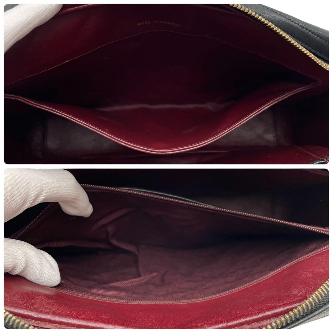 シャネル マトラッセ ラムスキン チェーン ショルダー トート バッグ レザー