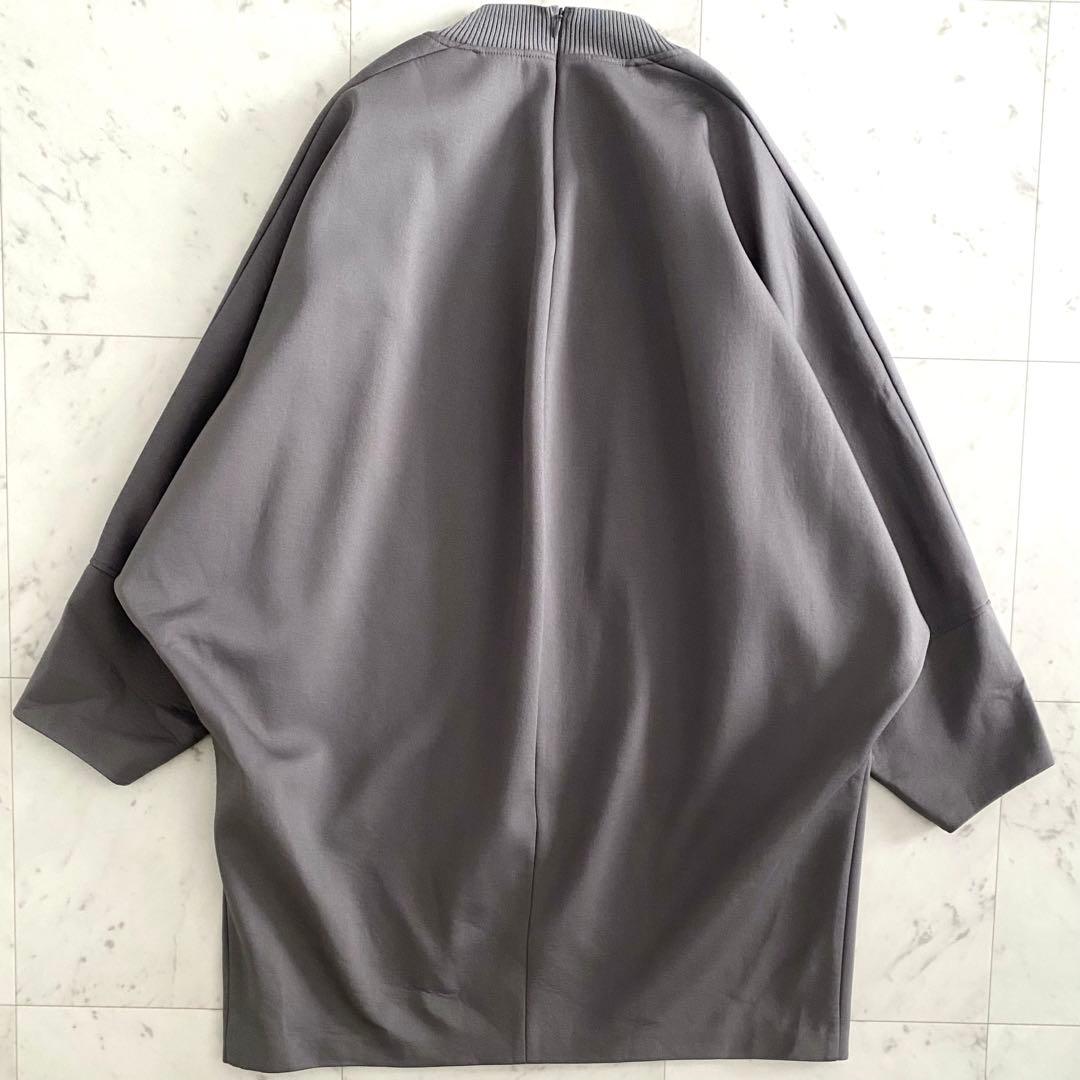 美品 アドーア ADORE コンフォートボンディングロングトップス ゆったり