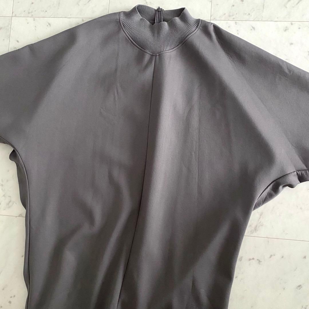 美品 アドーア ADORE コンフォートボンディングロングトップス ゆったり