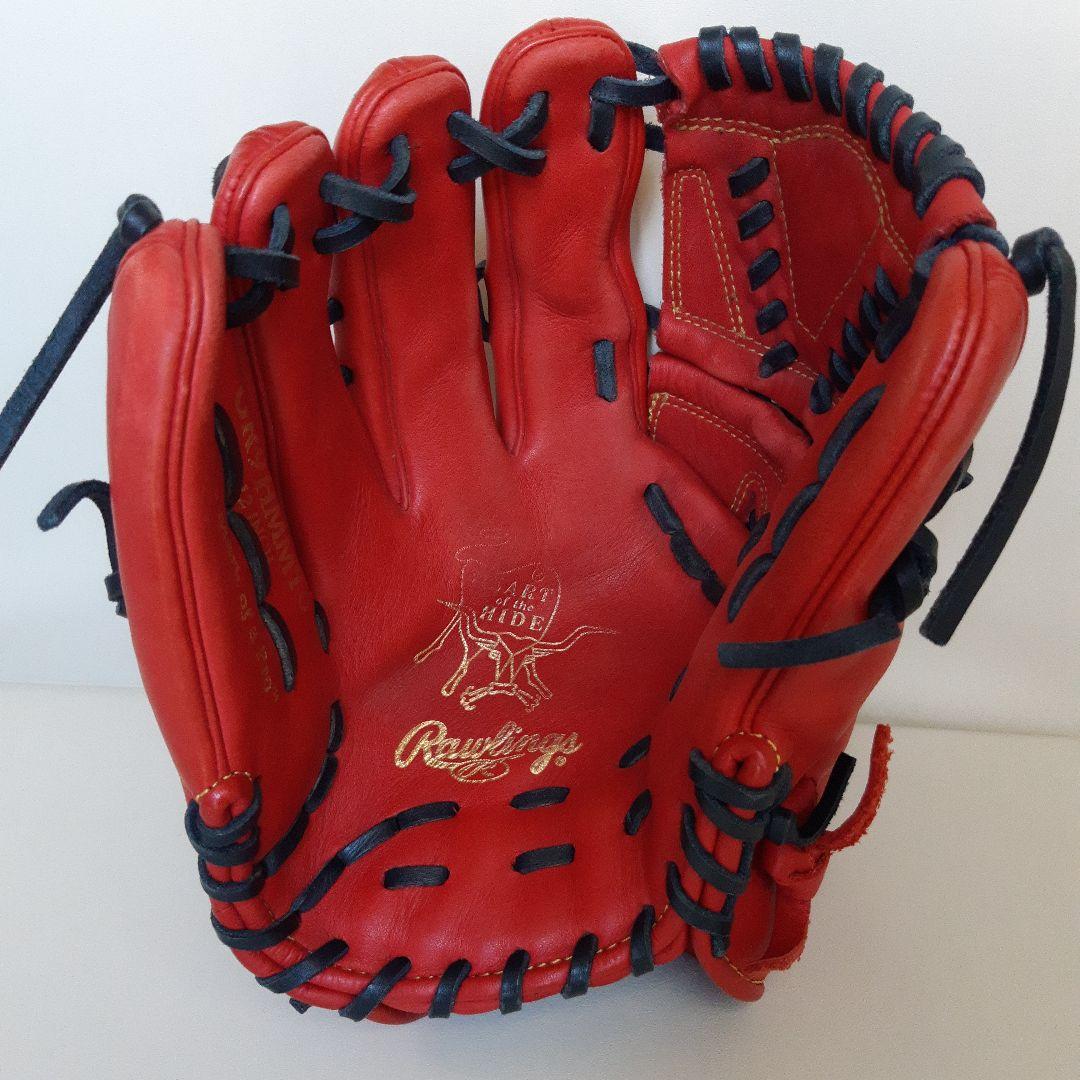 【やまさん】ローリングス　軟式野球　投手用グラブ　ピッチャーグローブ