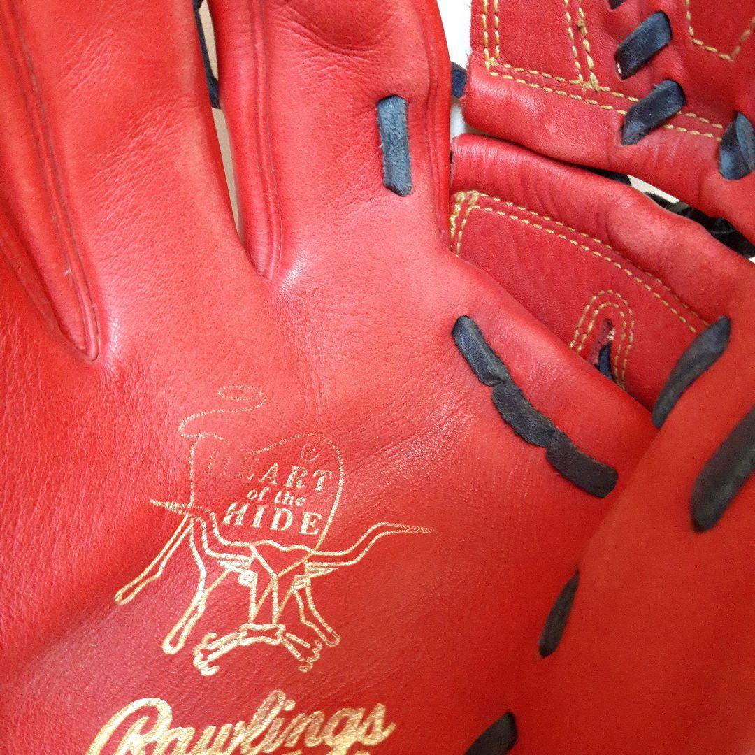 【やまさん】ローリングス　軟式野球　投手用グラブ　ピッチャーグローブ