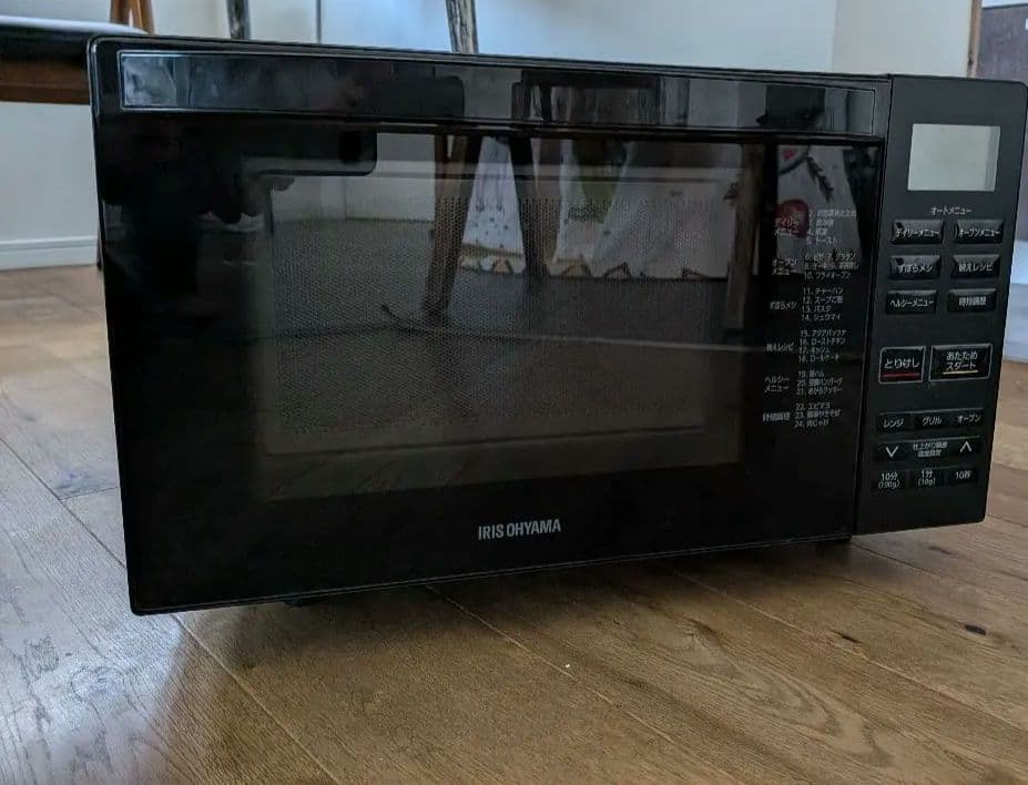 オーブンレンジ 【アイリスオーヤマ】MO-F1810 ブラック