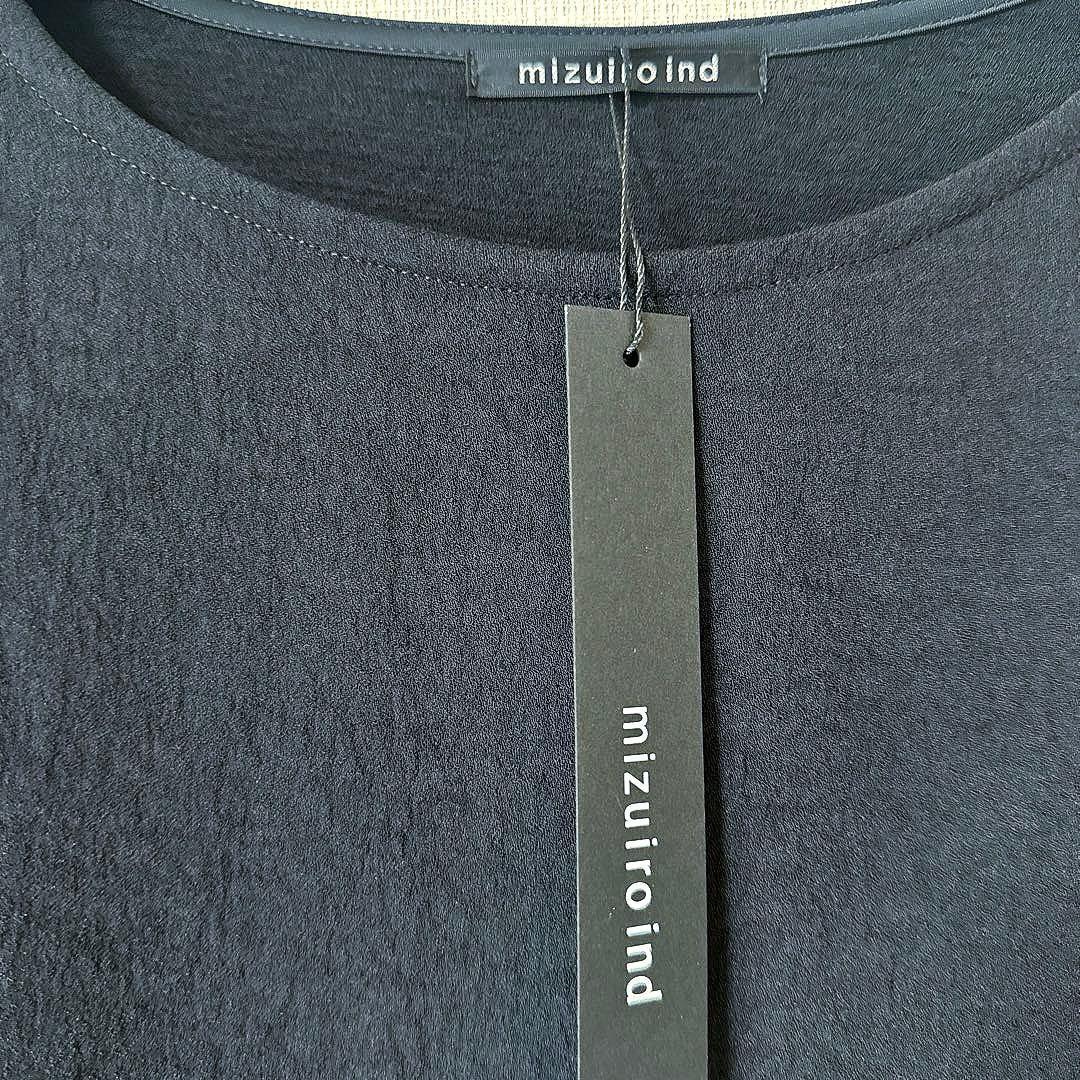 秋冬【新品/未使用】mizuiroind★コクーンプルオーバー★フリーサイズ★黒