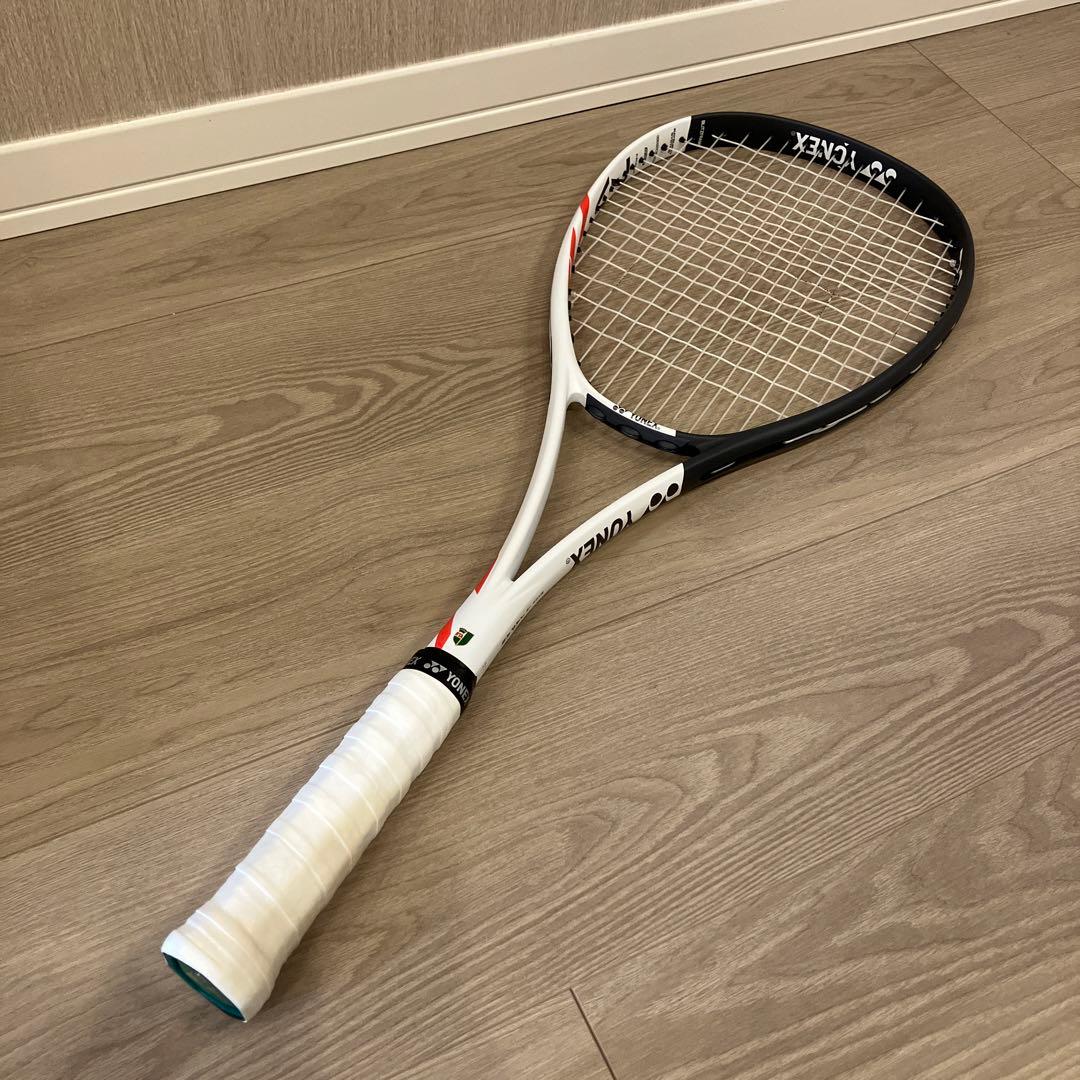 ヨネックス　ソフトテニスラケット　ボルトレイジ7V　ホワイト/グレー＜VR7V＞