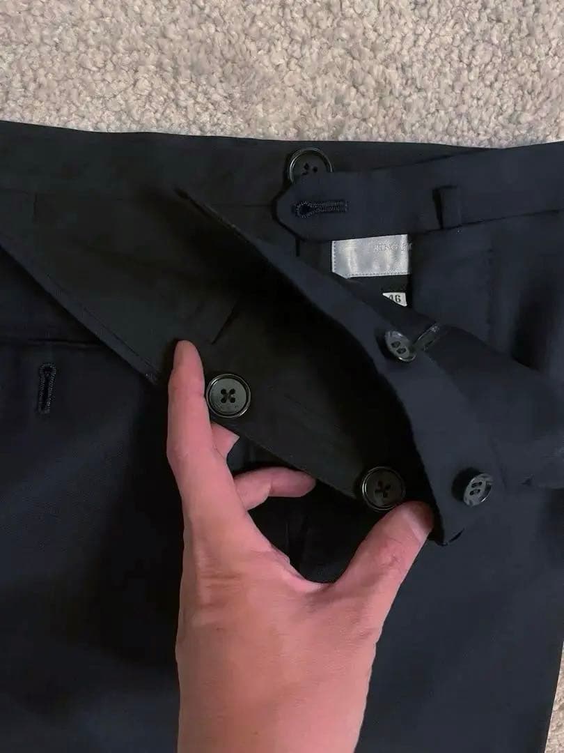 値下げ不可 リングジャケット ロロピアーナ ネイビー シングルスーツ