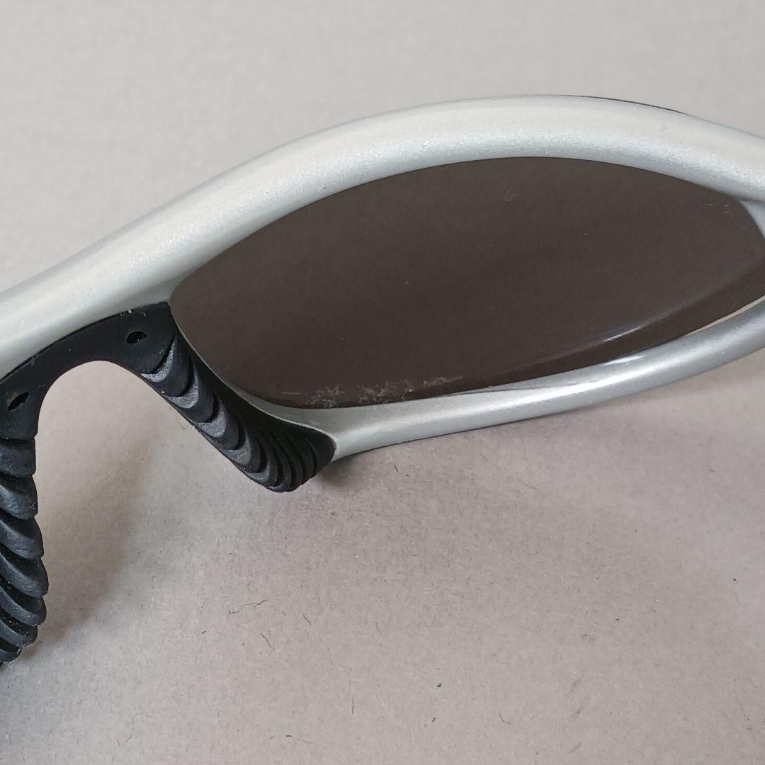 665/良品/NIKE ナイキ/スポーツサングラス/シルバー/FUSION6