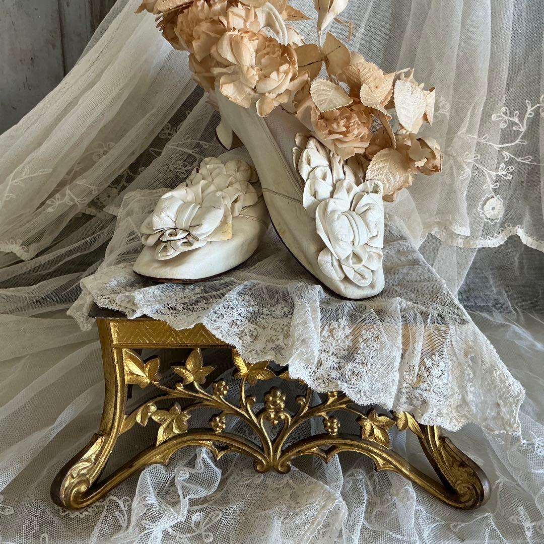 ＊希少＊１９世紀フランスアンティーク　ブロンズ×金鍍金　ディスプレイ台　ポワドレ