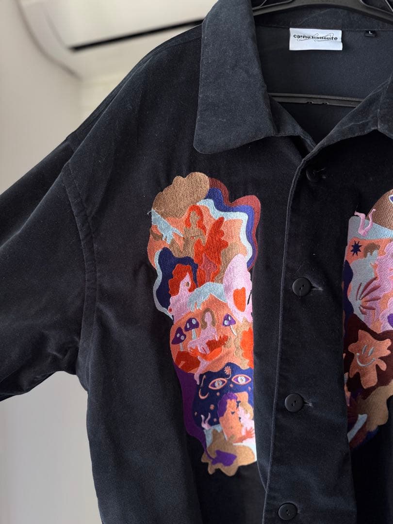 ジャケット・アウター Carne Bollente Black Flesh Dance Shirt