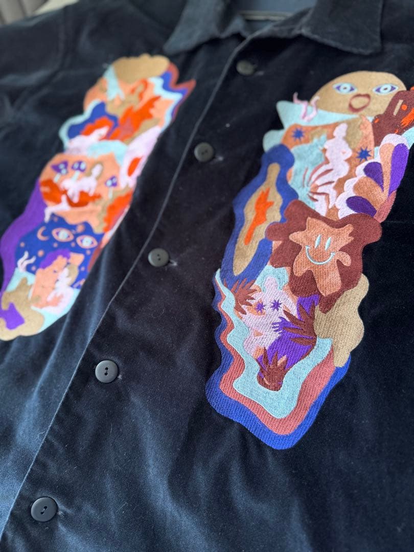 ジャケット・アウター Carne Bollente Black Flesh Dance Shirt