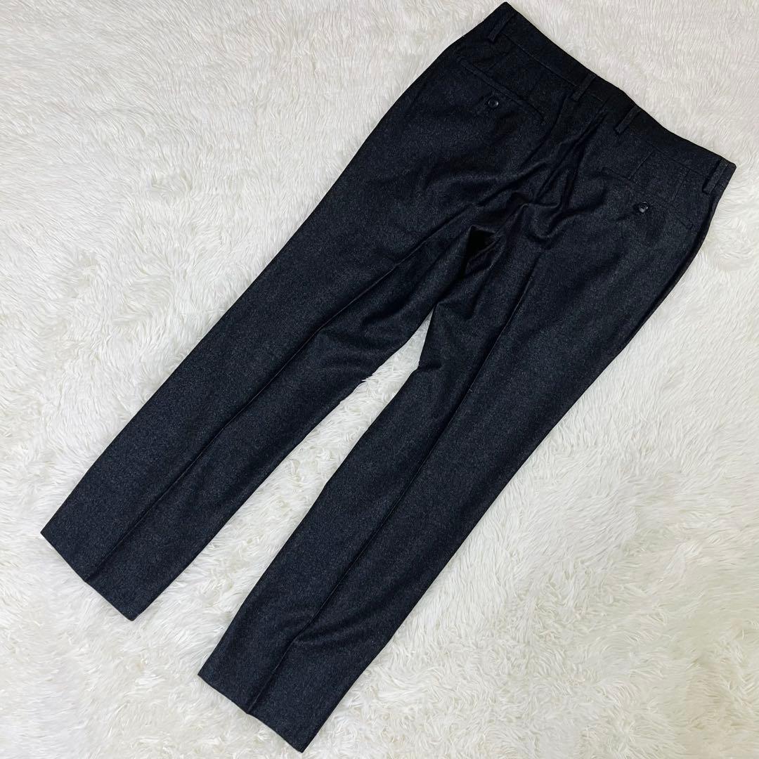 美品 ムッシュニコル エクストラ×ルイジボット シルク混 スーツ グレー 46