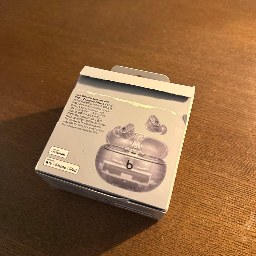 Beats Studio Buds+ 透明 スケルトン