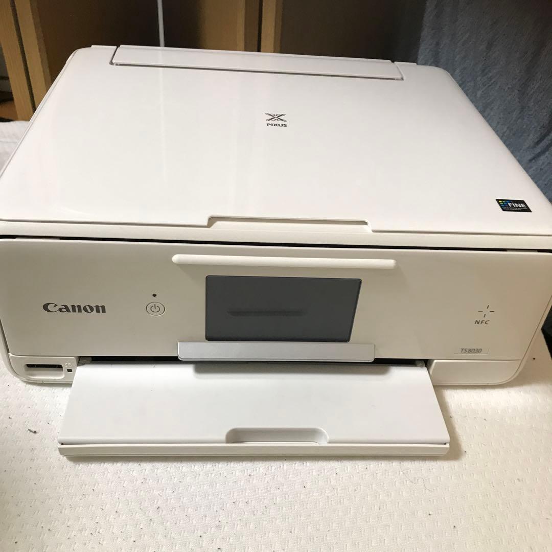 Canon TS8030 ホワイト プリンター インクジェットプリンター　おまけ