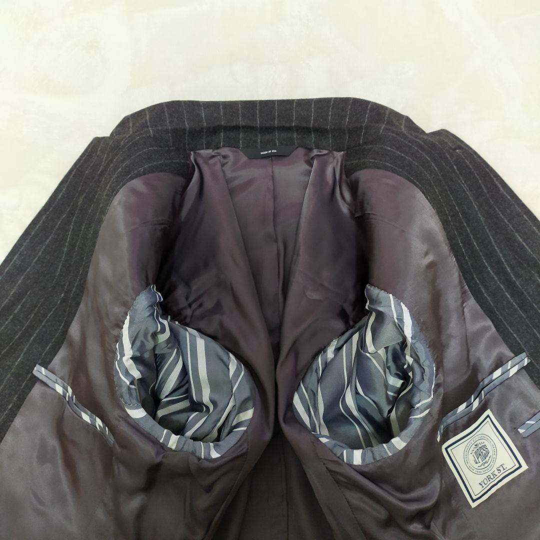 美品　USA製　J.PRESS YORK ST　フランネルウール　ビジネススーツ