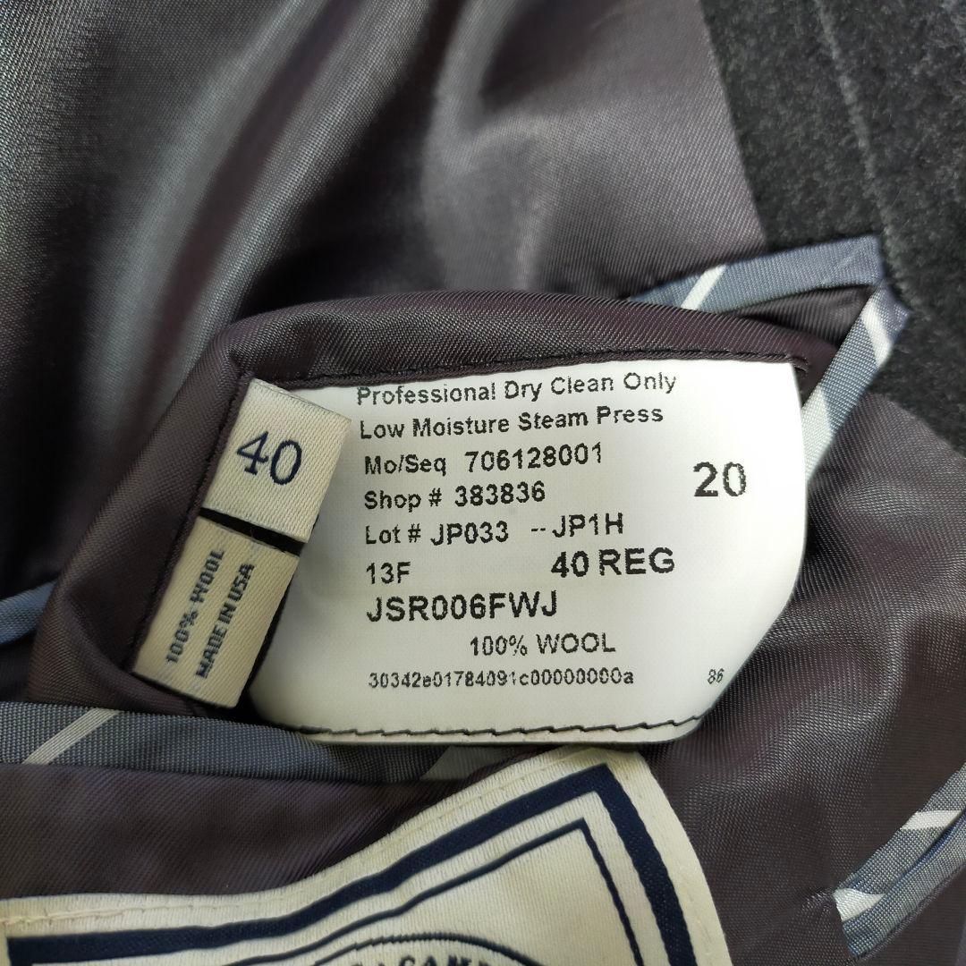 美品　USA製　J.PRESS YORK ST　フランネルウール　ビジネススーツ