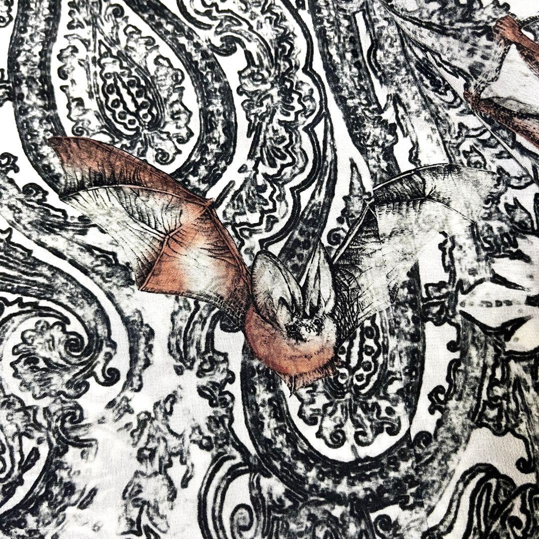 【希少】ETRO エトロ　ベスト ジレ 50 コウモリ　シルク　ダークネイビー