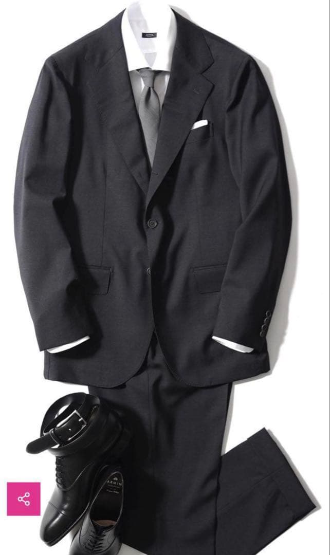 【新品未使用】 ストラスブルゴ 高級 ウール セットアップ スーツ　サイズ46