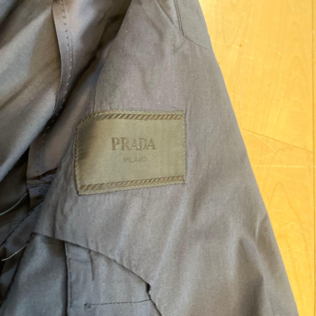 プラダ　上下　46 ネイビー