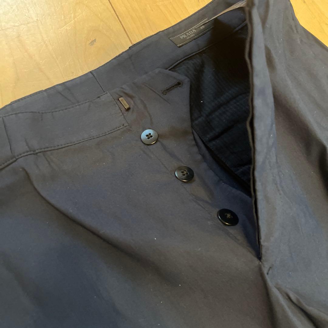 プラダ　上下　46 ネイビー