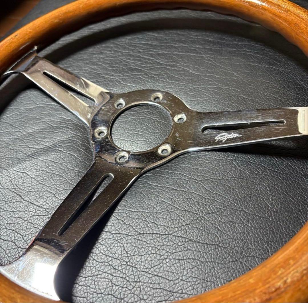 Payton ペイトン 汎用 ウッド ステアリング ハンドル 35cm