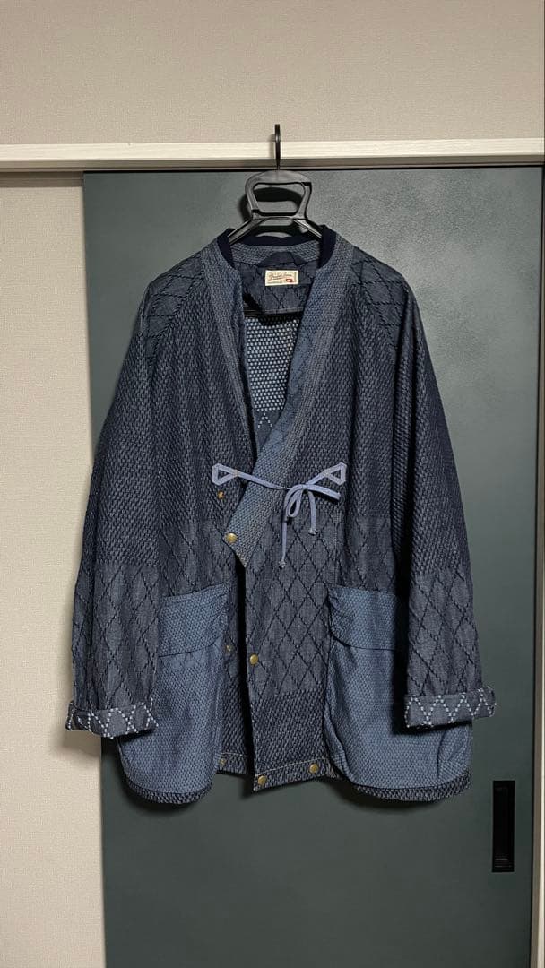 【正月限定価格】グラフゼロ 刺し子剣道ジャケット XL