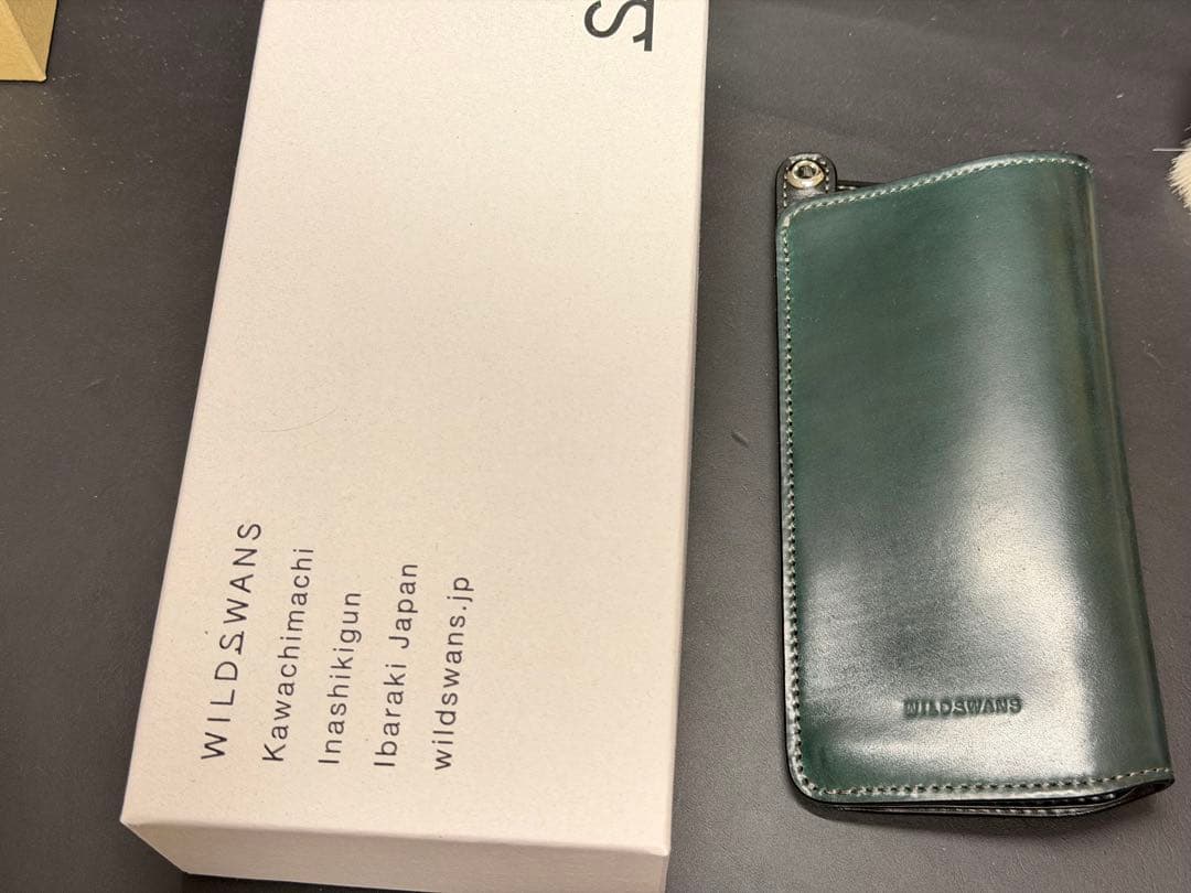 WILDSWANS COOPER シェルコードバン　グリーン