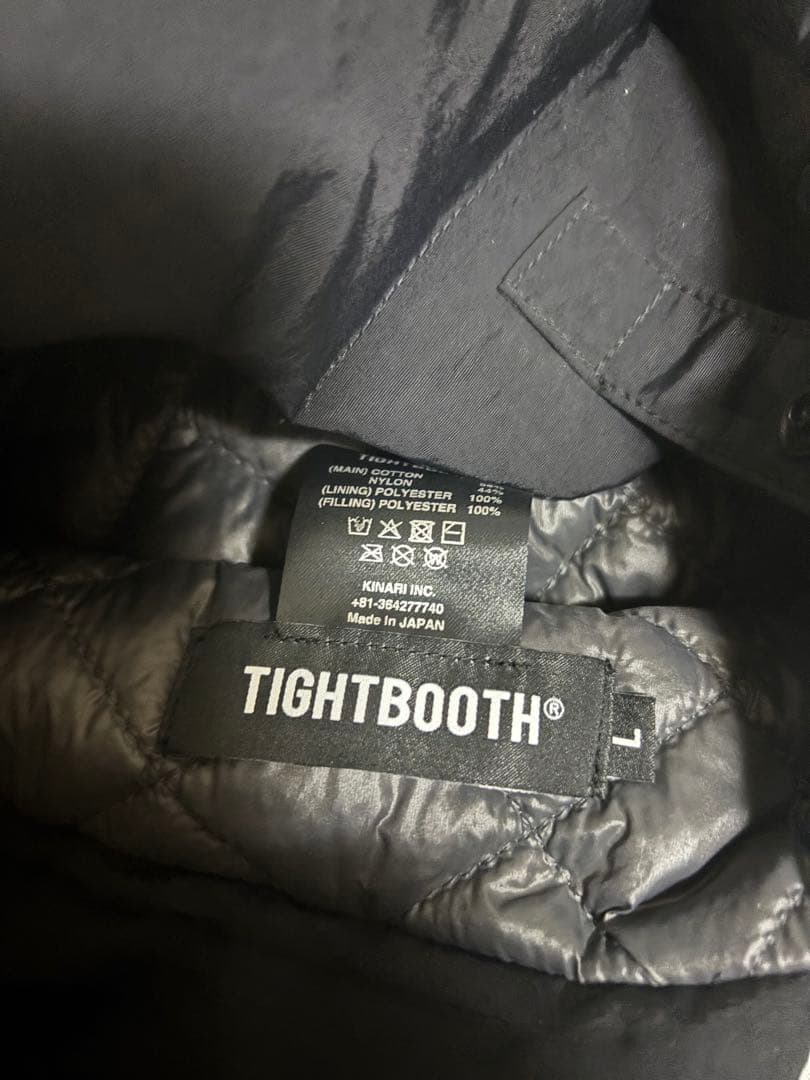 25AW TIGHTBOOTH PLAC FLIGHT CAP Lサイズ 黒