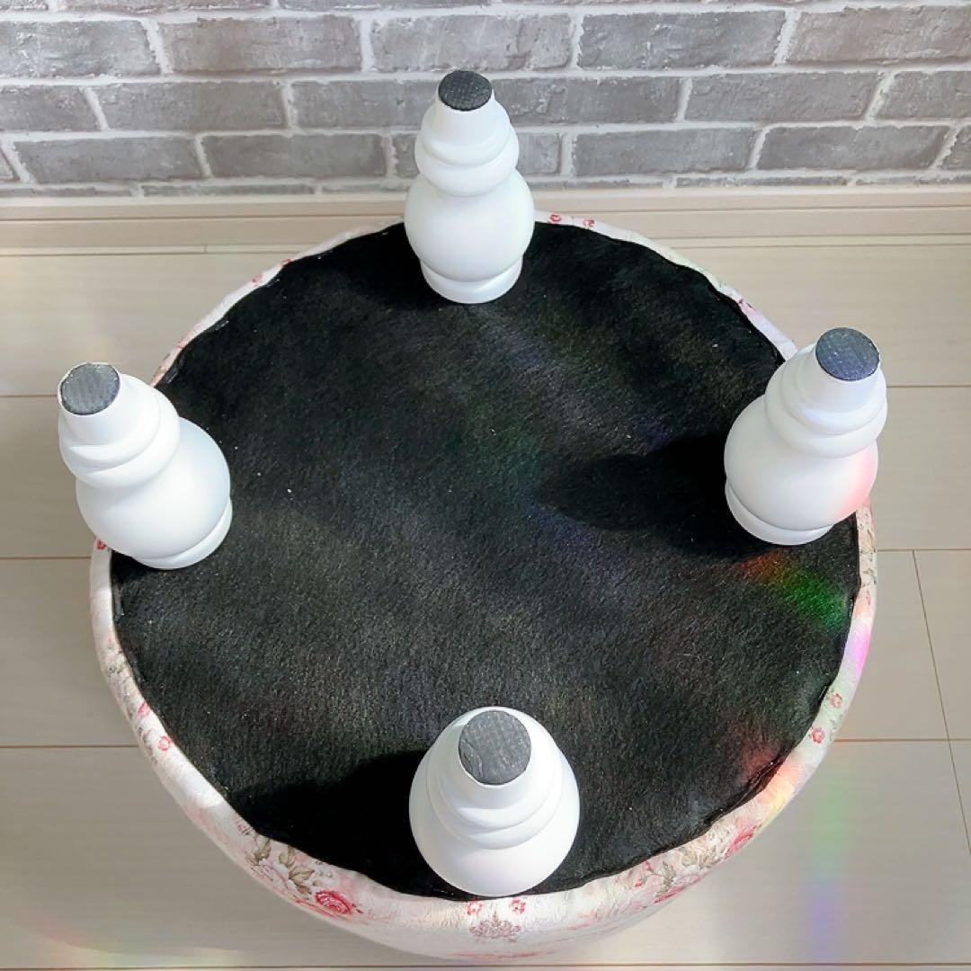 【専用】アンティーク調 アイアン製ポールハンガー、オットマン2点おまとめ