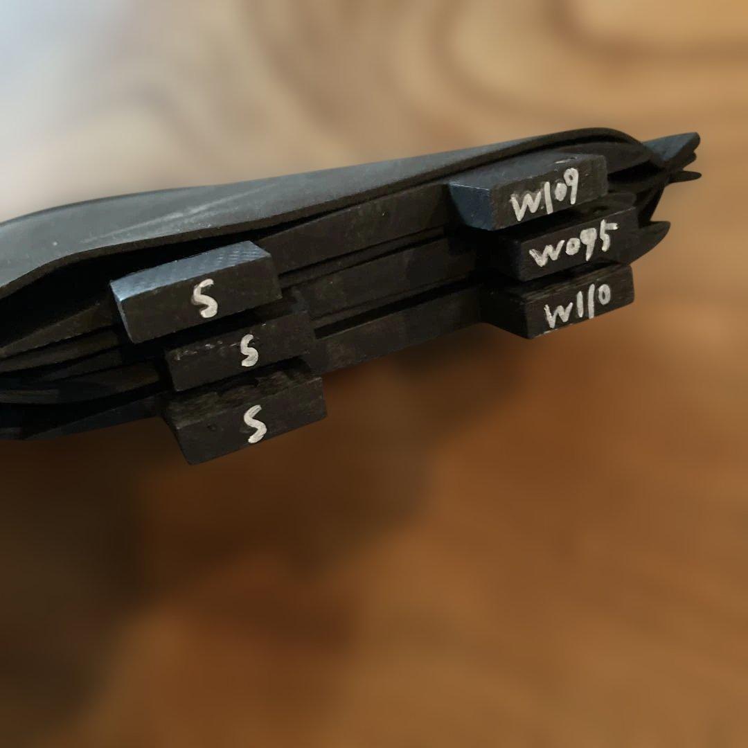 skip frye - tri fin S サーフボードフィン ブラック