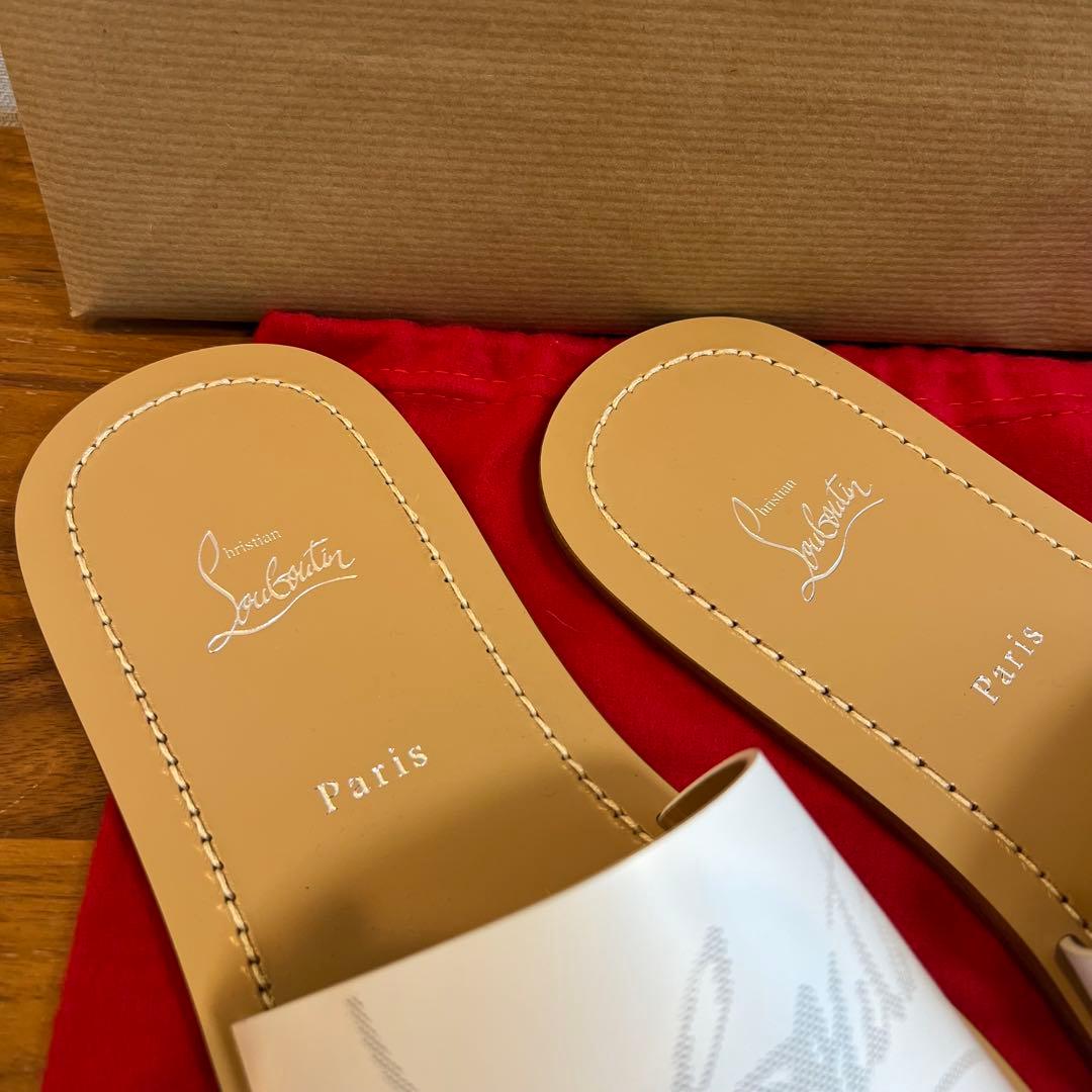 新品8万 クリスチャン ルブタン サンダル メンズ 40.5 26cm