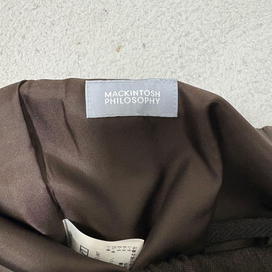 MACKINTOSH PHILOSOPHY サテンツイードドロストパンツ