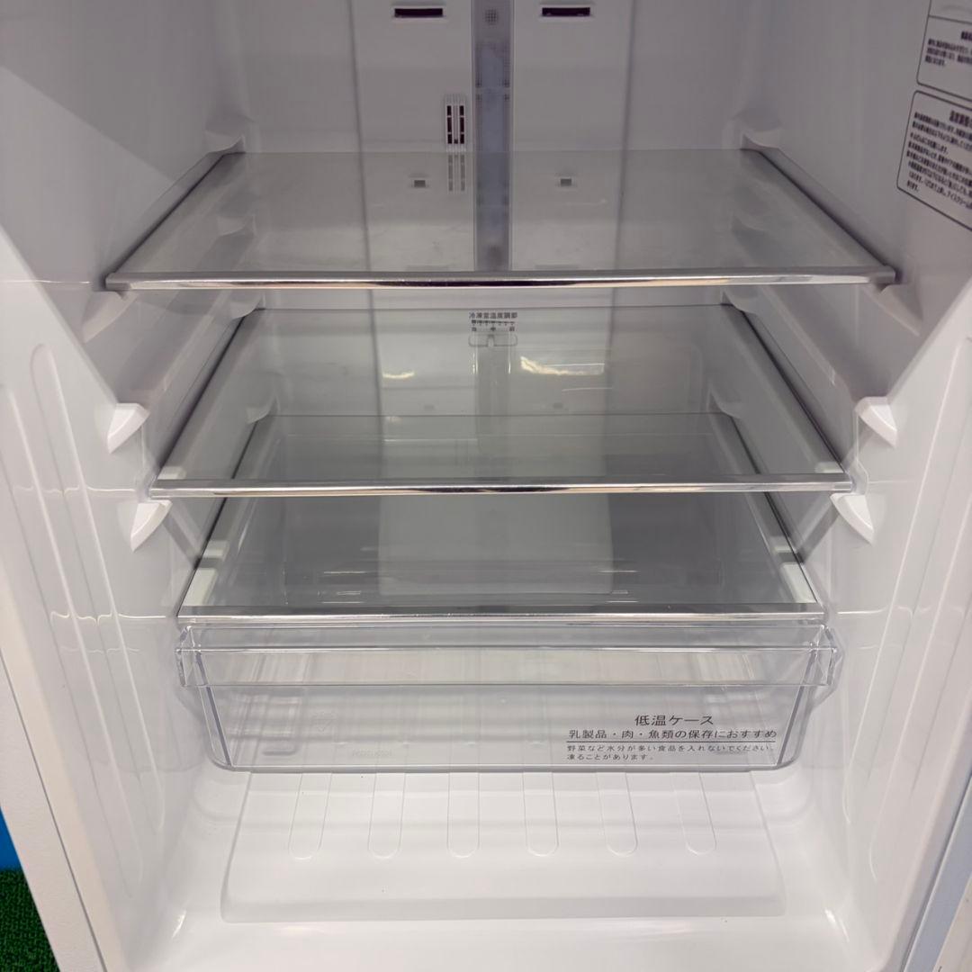 627 ガラスパネル　冷蔵庫　100Ｌ強　小型　一人暮らし　右開き　2ドア