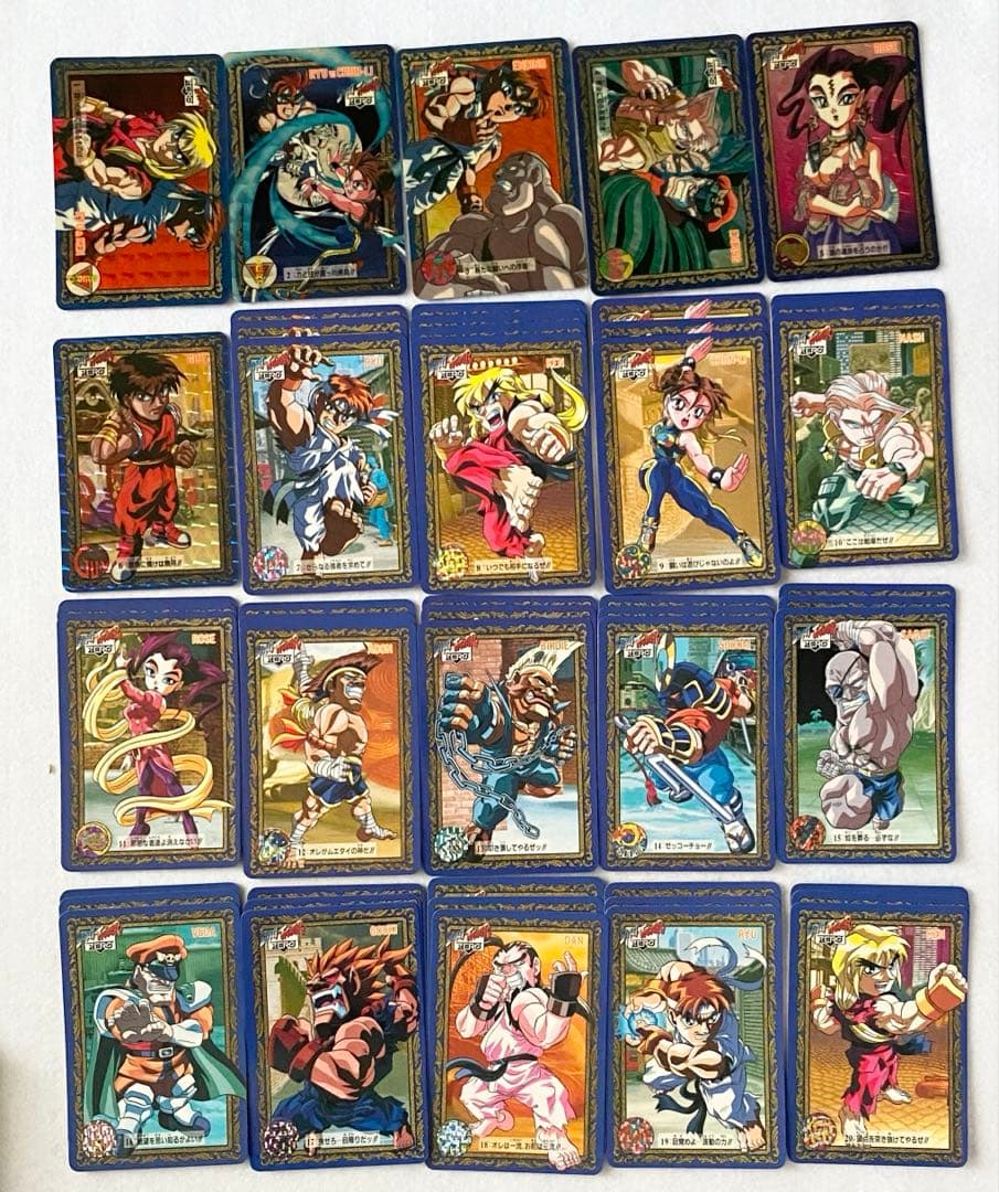 ストリートファイターZERO カード　コンプリートセット　スト2 CAPCOM