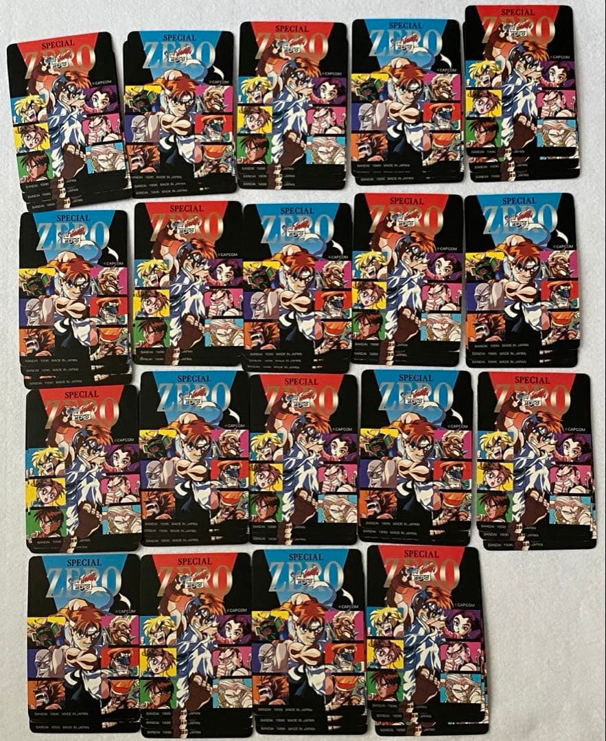 ストリートファイターZERO カード　コンプリートセット　スト2 CAPCOM