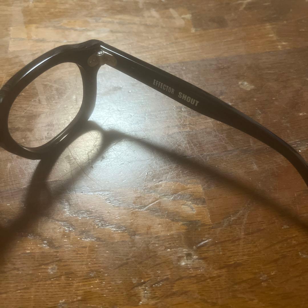 EFFECTOR SHOUT サングラス　ブラック レンズブラウンオレンジ