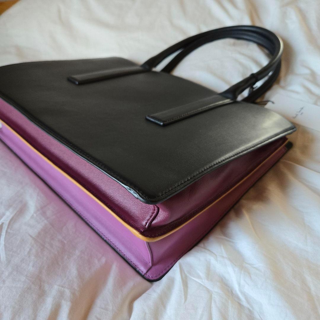 【新品未使用】ポール・スミス ビジネス トートバッグ コンサティナ 黒 本革