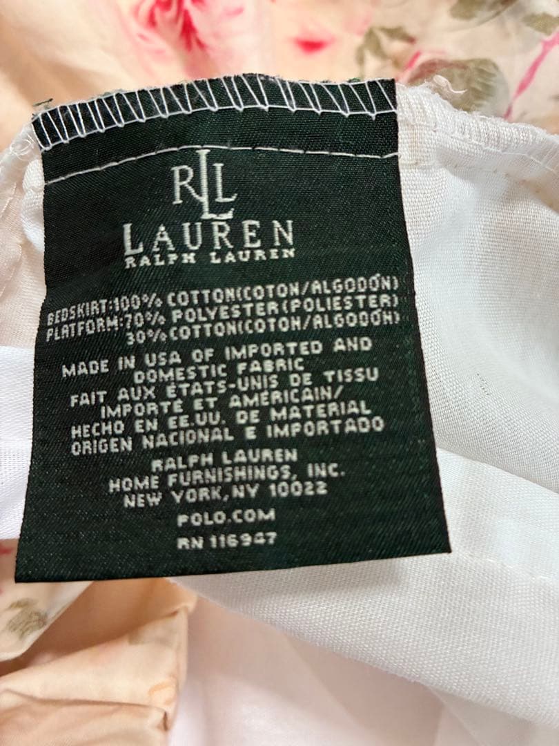 カフカ最終値下げ！ラルフローレン寝具クィーンサイズ掛け布団カバー