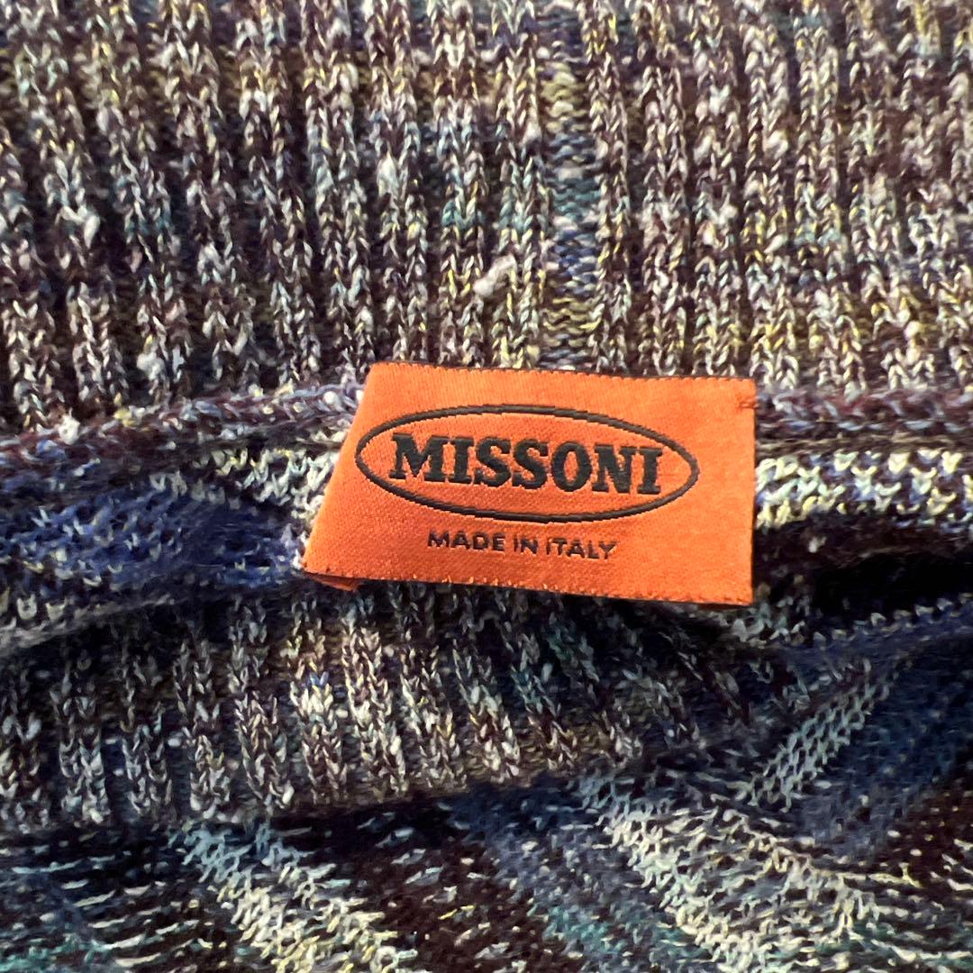 【MLサイズ相当】 MISSONI ミッソーニ タートルネック（イタリア製）
