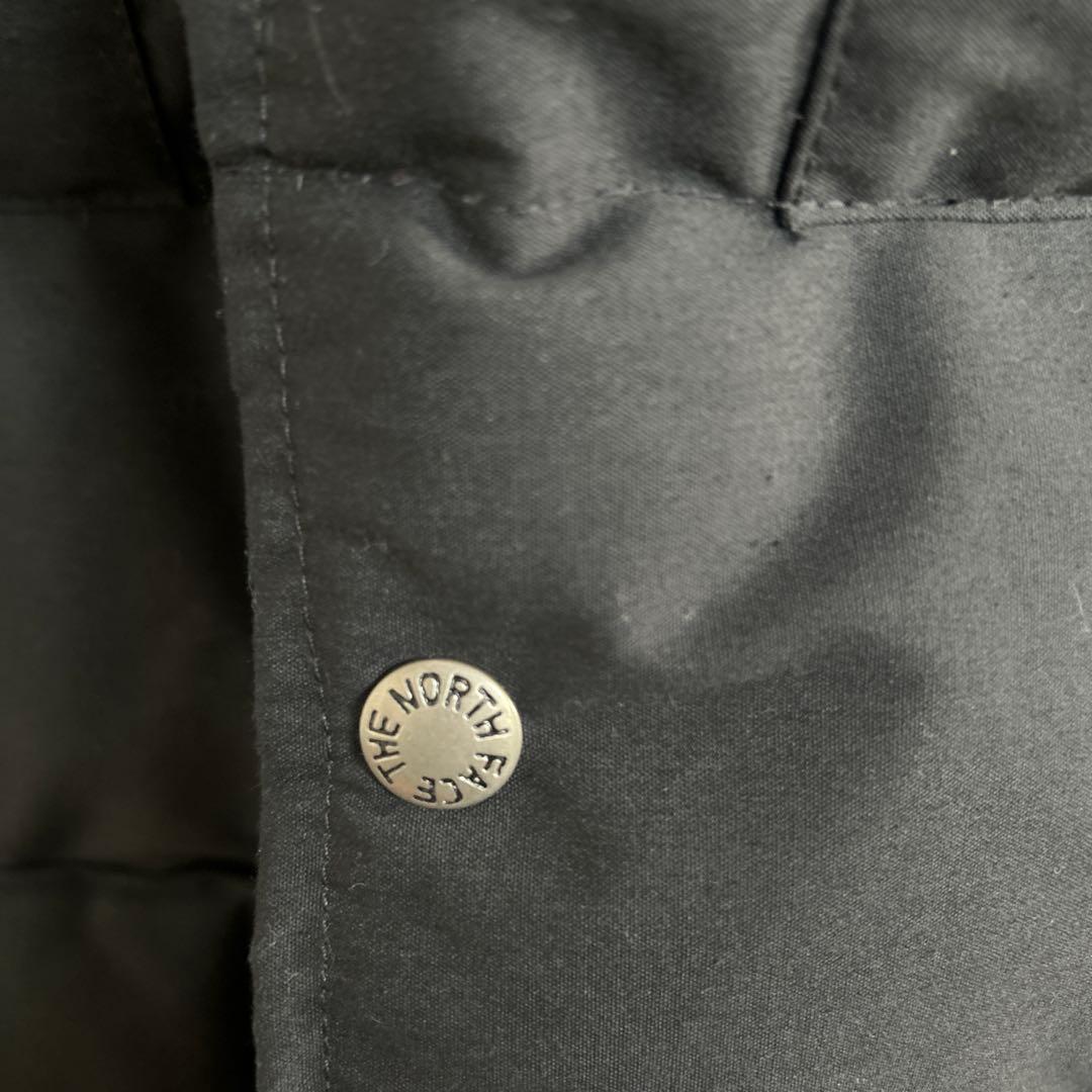 THE NORTH FACE ブラック ダウンベスト　USA製　茶タグ